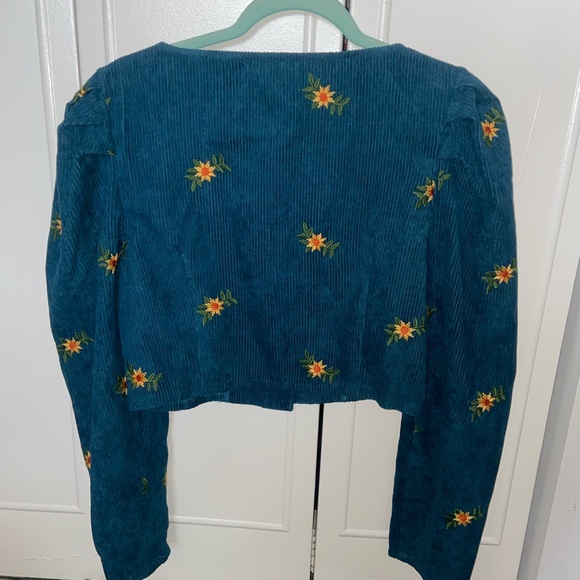 Cider corduroy cropped top - Picture 4 of 4